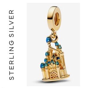 🌟 14K Gold Plated Sterling Silver Castle